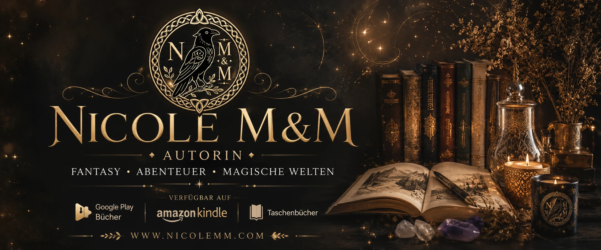 Nicole M&M – Autorin, Fantasy, Abenteuer und magische Welten