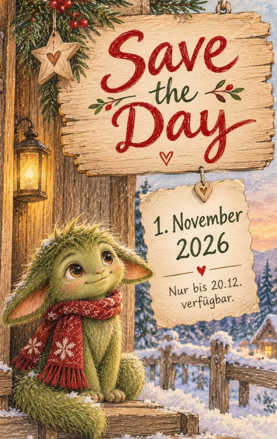 Save the Day – 1. November 2026, nur bis 20.12. verfügbar
